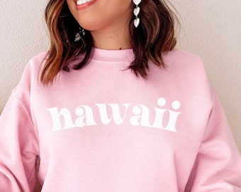 Hawaii Sweatshirt, State Sweatshirt, Hawaii Sweater, Hawaii Hoodie, Hawaii Shirt, Hawaii Crewneck, Retro Sweatshirt, Vintage Sweater