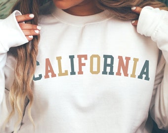 California Sweatshirt, California Shirt, West Coast Shirt, California Shirt, California Sweater, Sweatshirt, California Pullover