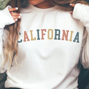 California Sweatshirt, California Shirt, West Coast Shirt, California Shirt, California Sweater, Sweatshirt, California Pullover