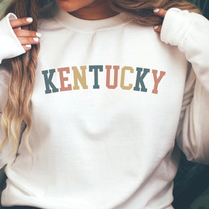 Kentucky Sweatshirt, State Sweatshirt, Kentucky Crewneck, Unisex Sweatshirt, Gift Ideas, Kentucky Shirt, College Sweatshirt