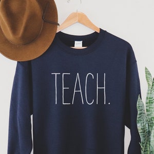 Teacher Sweatshirt, Teacher Gifts, Middle School Teacher Shirt, Teacher Gifts Personalized, Winter Teacher Shirt, Winter Teacher Sweatshirt
