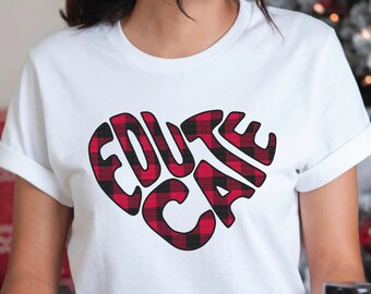 Erziehen Sie Shirt, Lehrer-T-Shirt, unterrichten Sie Shirt, Lehrer-Shirt, süßes Shirt für Lehrer, Lehrer-Geschenke, Grundschullehrer-Hemd