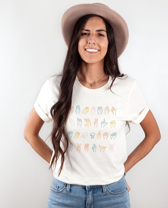 ASL Teacher Shirt, Cute Shirt for Teacher, Sign Language TShirt, American Sign Language Shirt, Gift for ASL Teacher, Back to School Tee