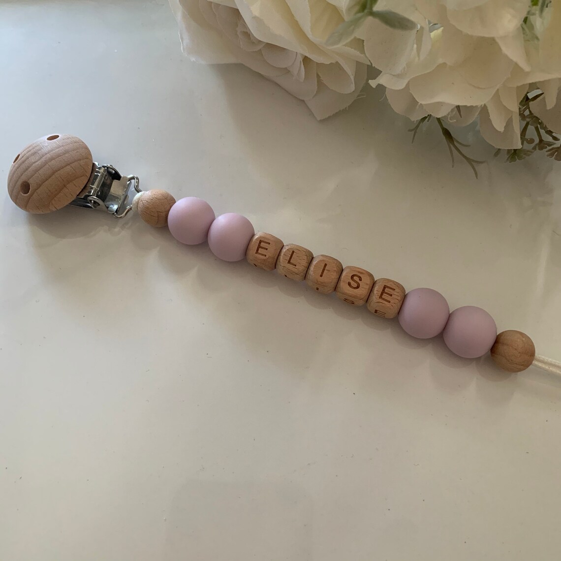 Handmade Personalised Dummy Clips Etsy