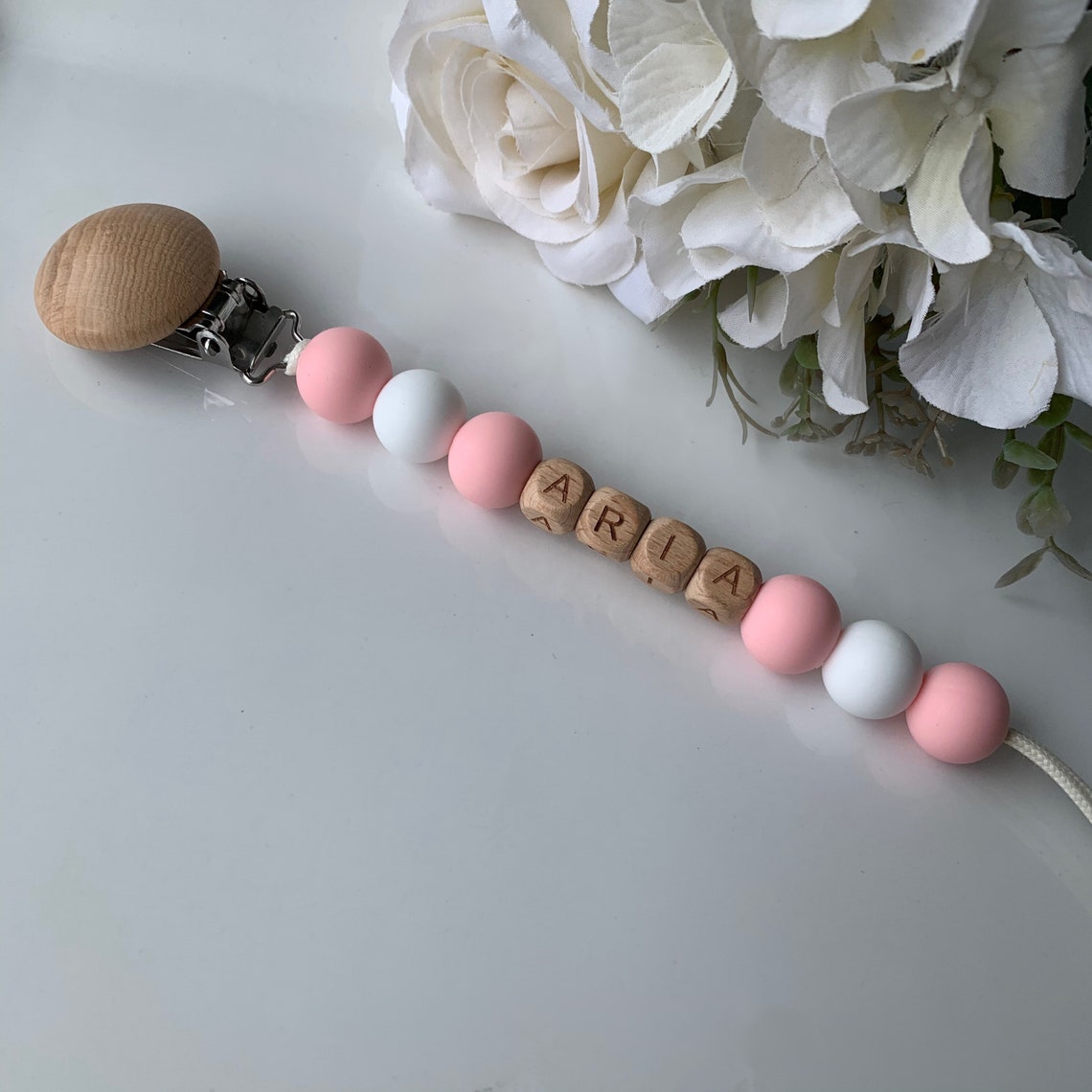 Handmade Personalised Dummy Clips Etsy