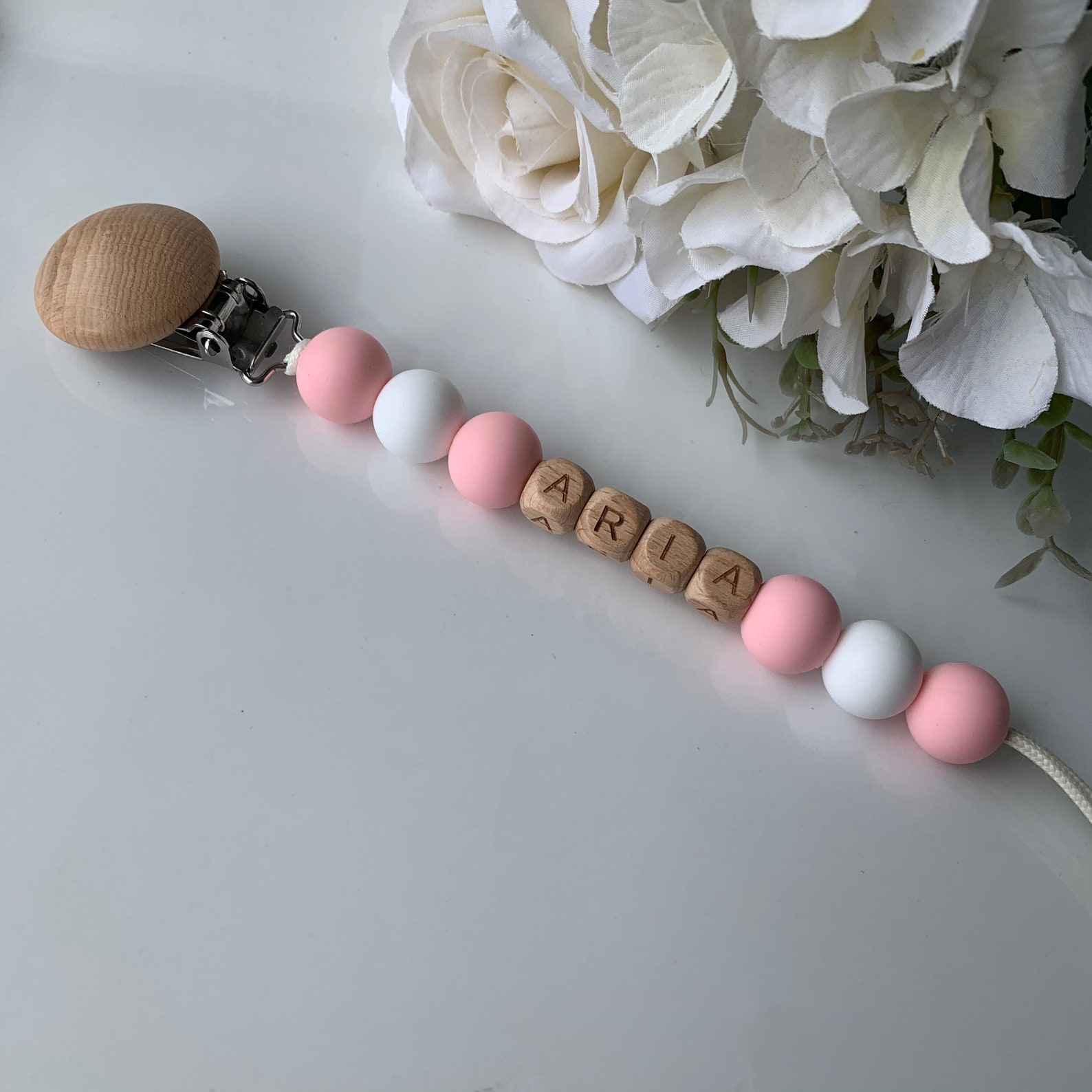 Handmade Personalised Dummy Clips Etsy