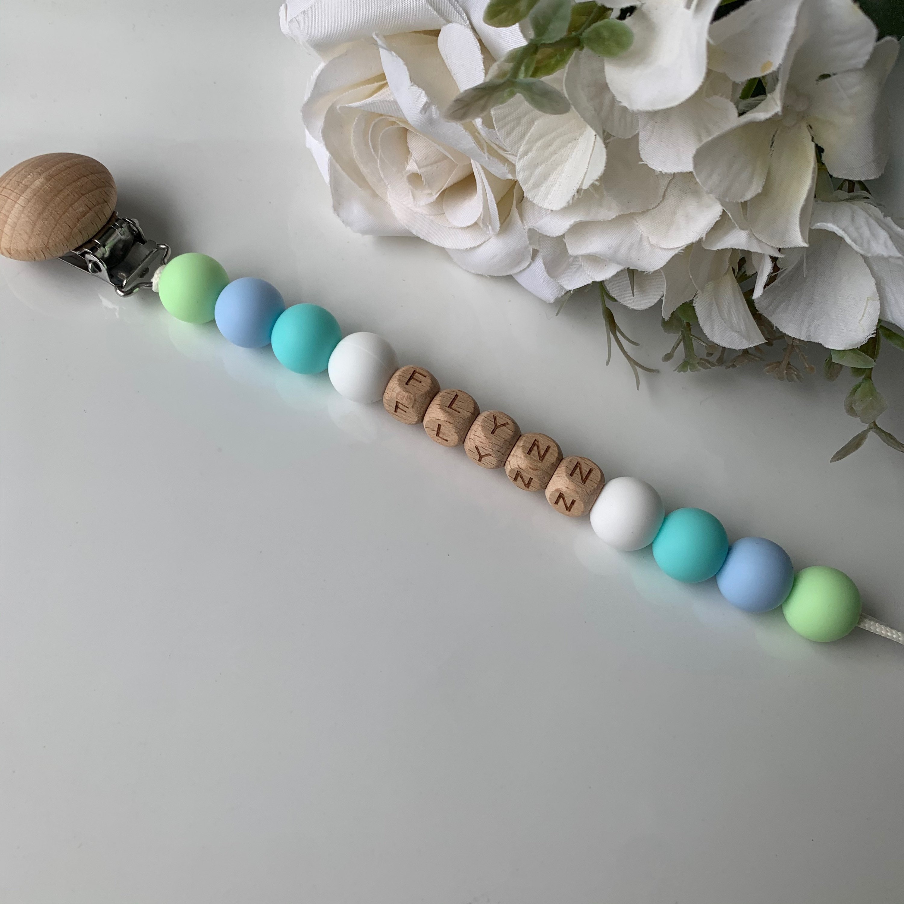 Handmade Personalised Dummy Clips Etsy