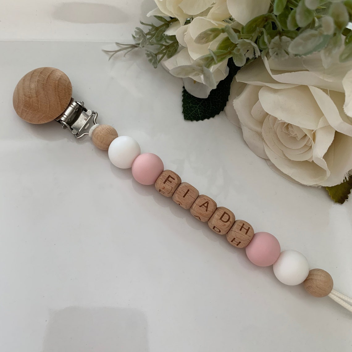 Handmade Personalised Dummy Clips Etsy
