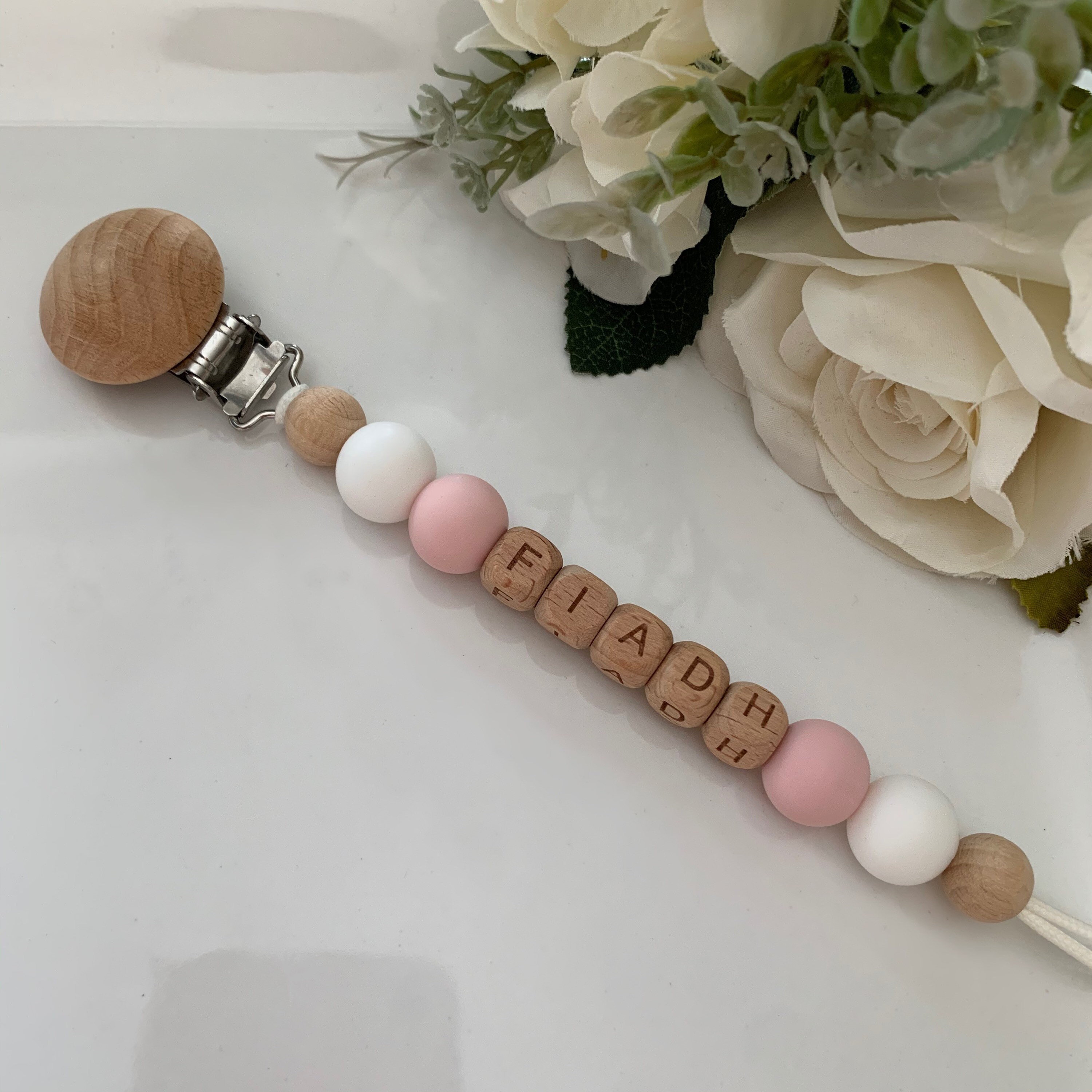 Handmade Personalised Dummy Clips Etsy