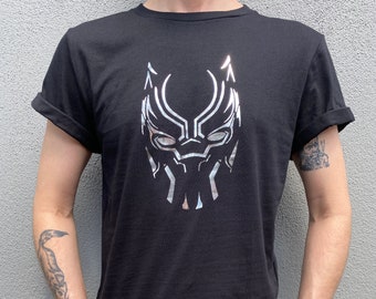 Camiseta de la máscara de la pantera negra