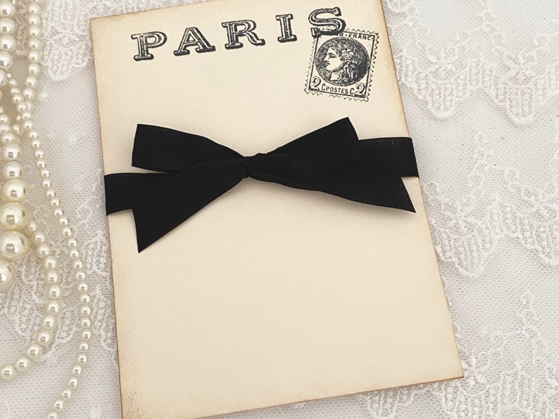 Paris Stationery Set Paris Postcard Set French Stationery Etsy