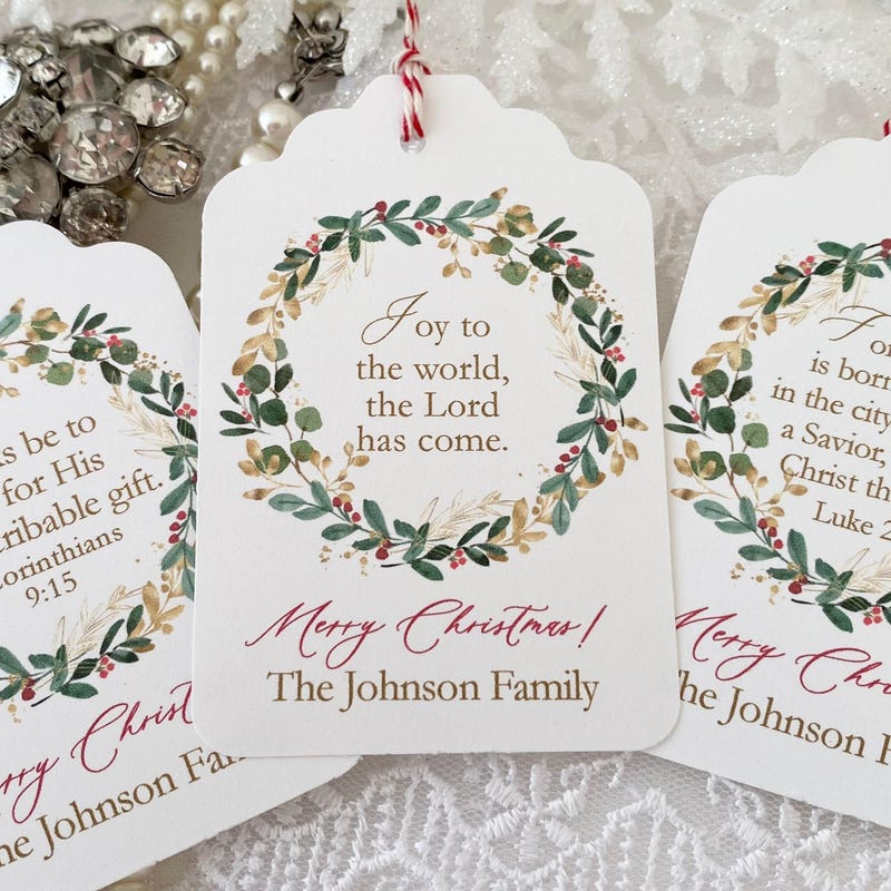Bible Verse Tags - Etsy