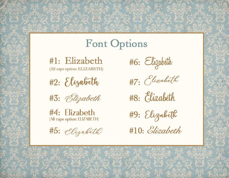 the font options for font options