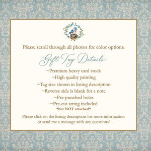 a blue and white frame with a picture of a bird on it