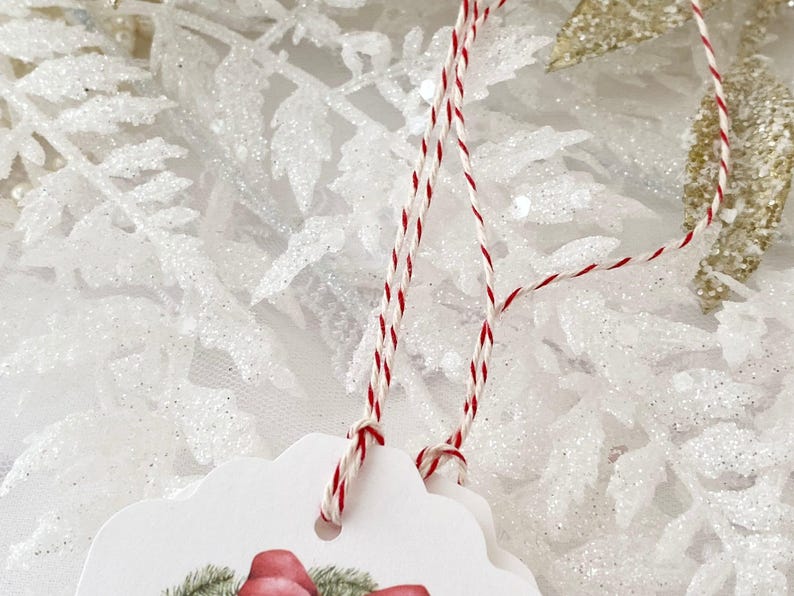 Baked with Love Christmas Tags Labels, Homemade with Love Christmas Tags, From the Kitchen Tags, Holiday Baking Cookie Tags, Candy Cane Tags Bild 2
