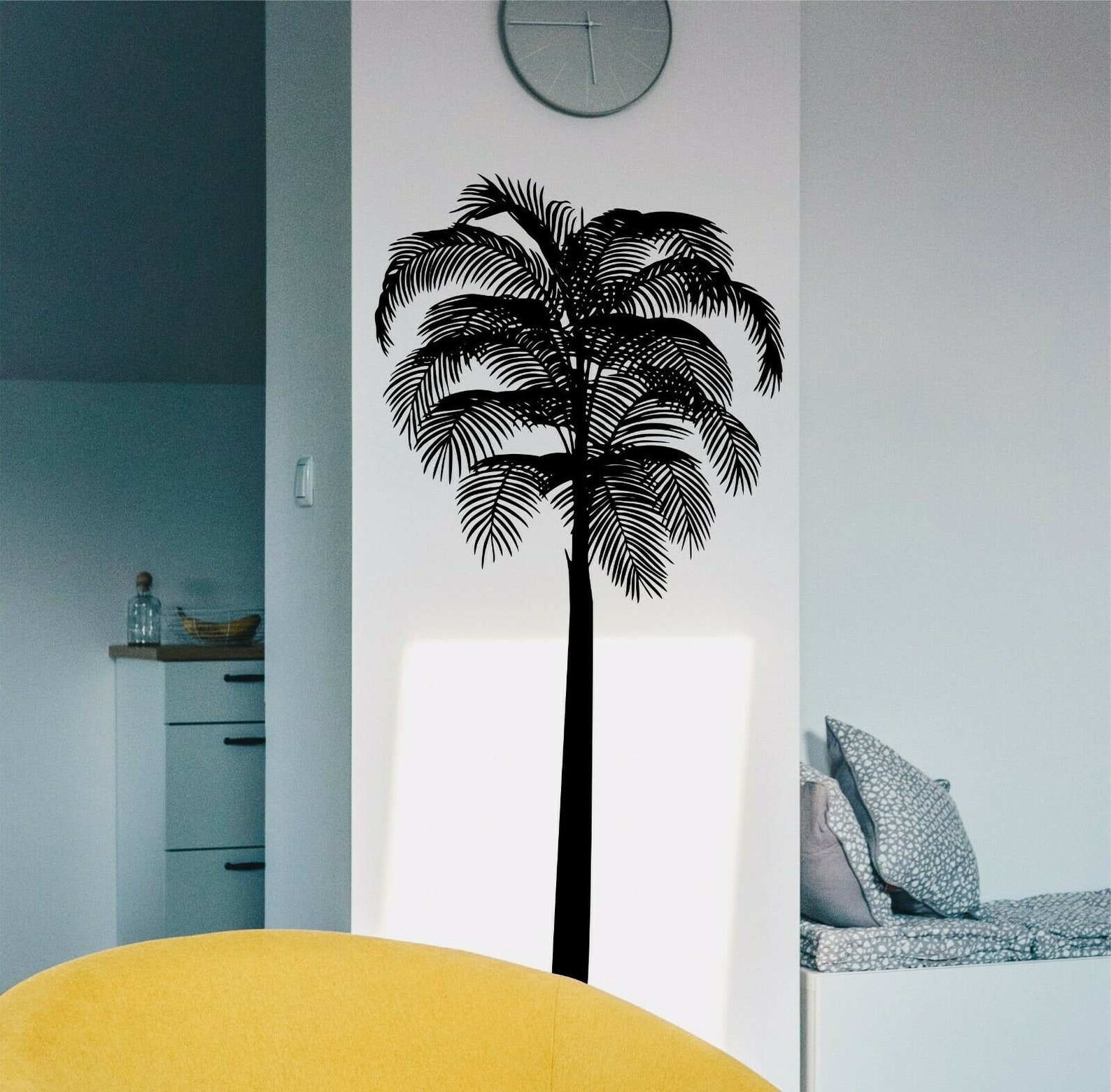 Palm Tree Wall Decal Home Decor Wall Art Vinyl Wall Sticker Etsy France