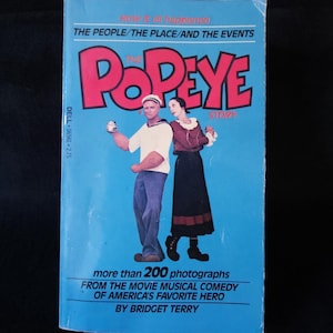 Vintage The Popeye Story Taschenbuch von Bridget Terry 200+ Filmfotos
