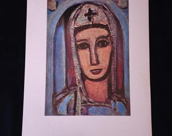 1947 Georges Rouault Veronique 1e editie periode Parijse lithografie kunstafdruk