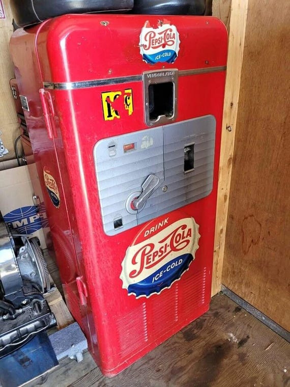 Vintage Rare Pepsi Cola / Coke Soda Vending Machine Model