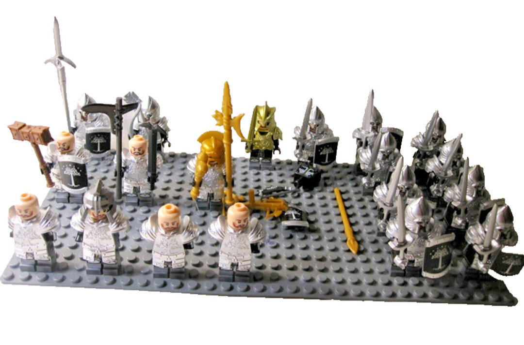 Lego Lord of the Rings Knights Battle Army Huge Lot of 19 Set King  Accessories