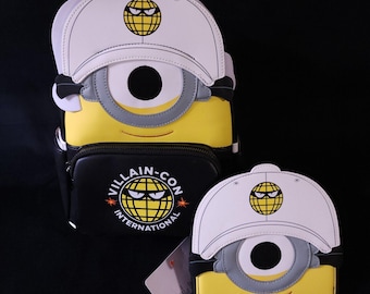 Loungefly Universal Studios Despicable Me Villain-Con Minion Wallet & Backpack
