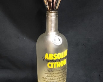 Absolut Vodka Non Functional Dispenser Display Bottle Empty Commercial Prop 1 L