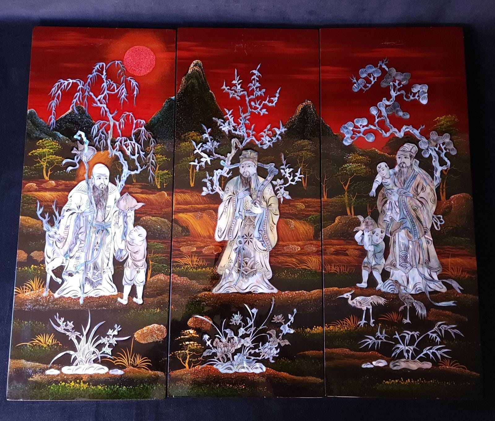 Antique Chinese Screens - Etsy