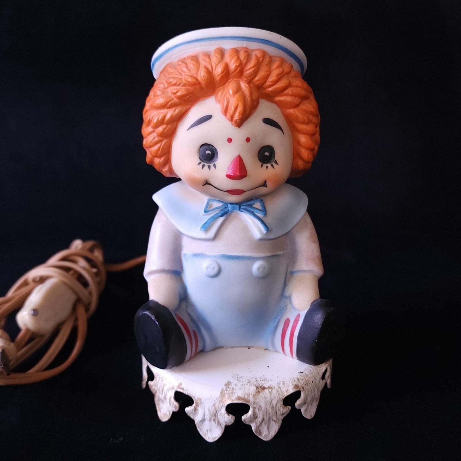Raggedy andy lamp - Etsy 日本