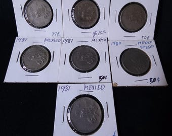 メキシコ 5ペソ | 羽毛のある蛇神ケツァルコアトルのコイン 1980