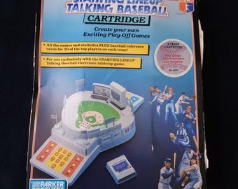 1988 Starting Lineup Talking Baseball 3 Team Cartridge Box MLB Dodgers Padres