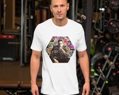 Mens HEX Token Crypto Richard Heart Hexagon Pop Art T-Shirt Hex Stake 5555 Tee For Hexican | Cryptocurrency Coin Tees