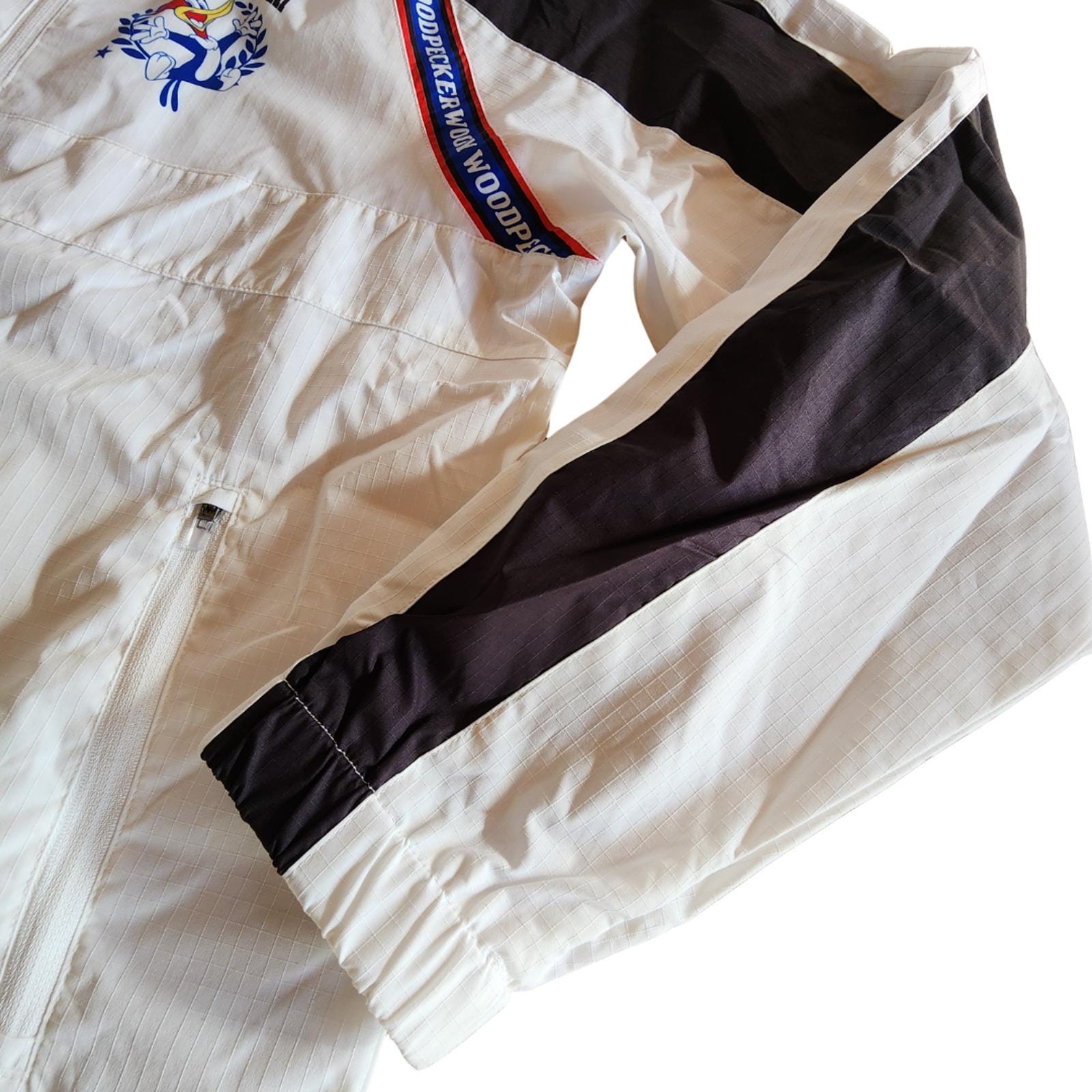Brand New Universal Studios Woody Woodpecker Windbreaker White