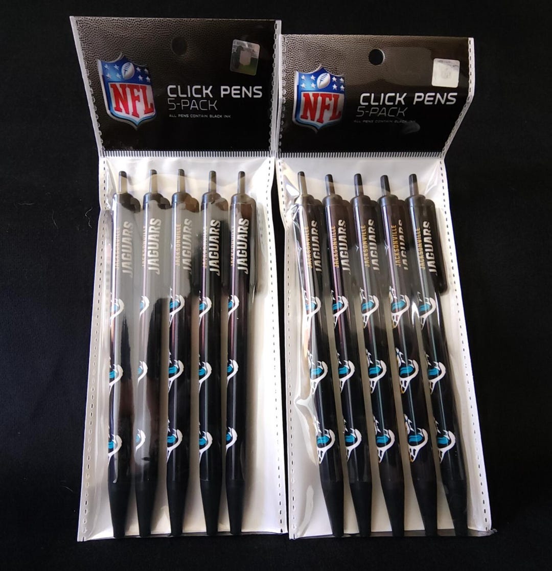 Football Team Jacksonville Jaguars NFL Licensed Lot 10 Pack Black Ink ...