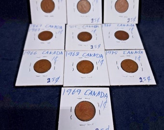 カナダ 1991 1セント銅貨 1カナダペニー - Etsy 日本