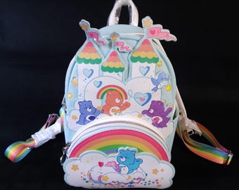 Care Bears 40th Anniversary Mini Backpack Rainbow Care A Lot Castle Loungefly