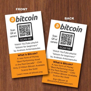 Neues Lot von 100 Packungen BTC Bitcoin Seed Cards / Helfen Sie dabei, die Adoption von Kryptowährungen zu verbreiten - Geschenkidee - Für Krypto-Maximalist und Enthusiasten