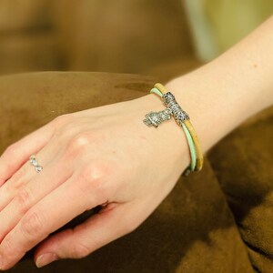 Natural Cork Bracelet with Owl Pendent! Great Gift! Send to a friend!