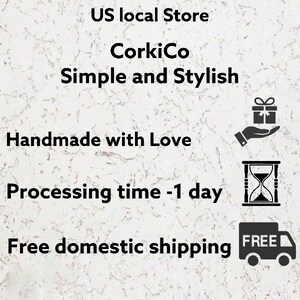 Armband van natuurlijk kurk Europees ontwerp Zeer comfortabel om fulltime te dragen afbeelding 4
