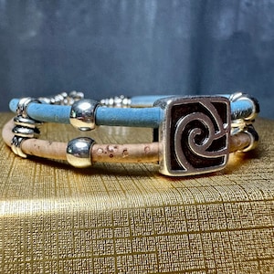 Natural and Eco-Friendly Portuguese Cork Bracelet. Great Gift! Send to a friend!