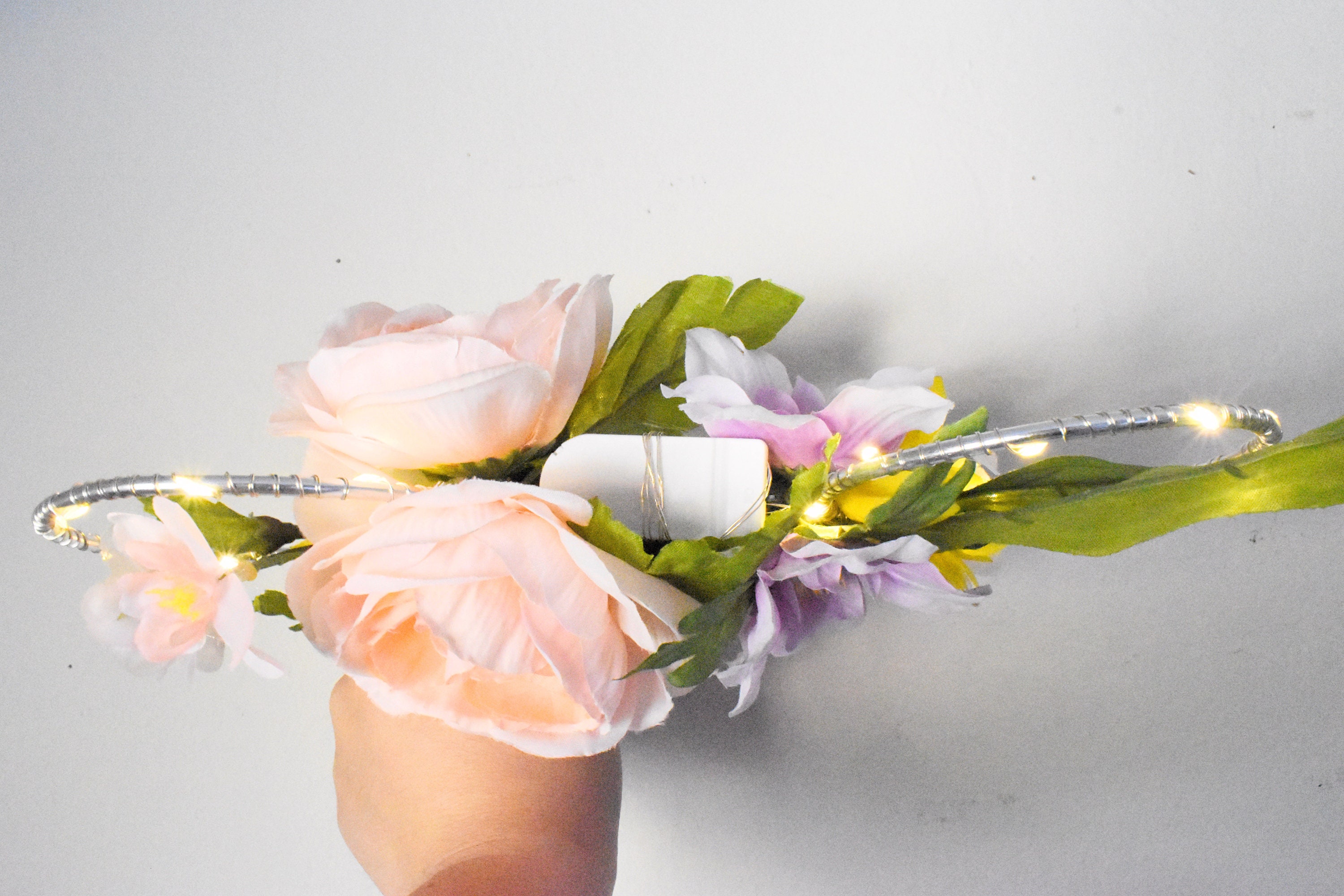Spring Tangled Inspired Floral Light up Disney Ears - Etsy
