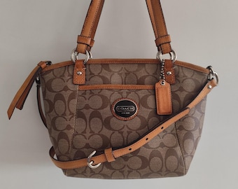 バッグ OLD COACH / 1996 5284 messenger bag Vintage Coach Berkeley Field Bag Retro 1990s RARE + Preppy + 5284
