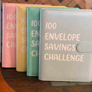 100 Envelope Saving Challenge Set | Budget Binder A5 size