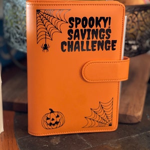 Spooky Savings Challenge | Monthly Savings Challenge | Halloween Binder| Budget Planner | Saving Binder | Cash Stuffing | Cash Sleeves