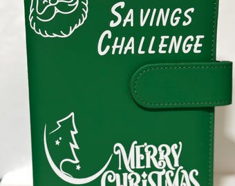 Holiday Savings Challenge | Monthly Savings Challenge | Christmas Binder| Budget Planner | Saving Binder | Cash Stuffing | Cash Sleeves