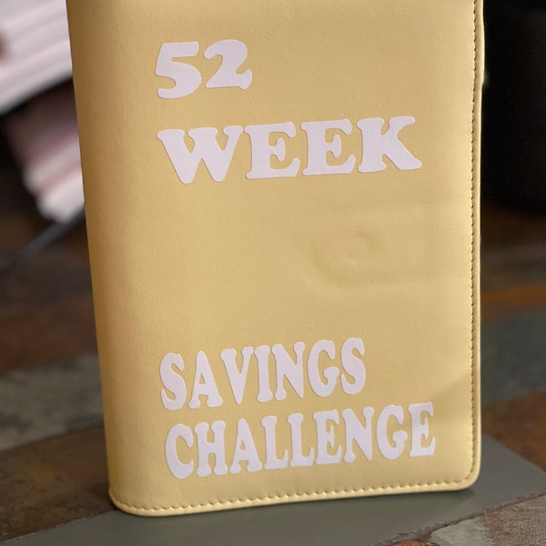 A6 sized 52 Week Saving Challenge | Budget Binder A6 size | Cash budget | Saving Binder | Cash Stuffing | Cash Envelopes