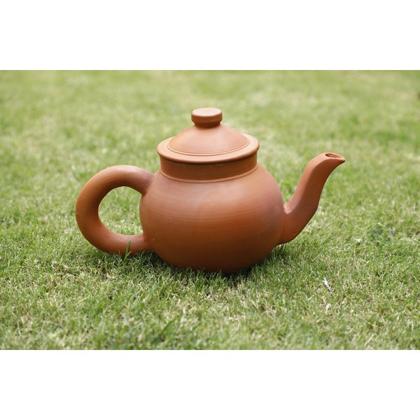 Terracotta Teapot Etsy