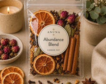 Simmer Pot Kit | Stovetop Potpourri, Dried Orange, Rosemary, Eucalyptus, Cinnamon