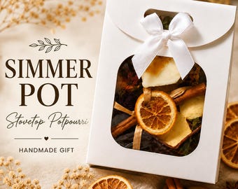 Botanical Simmer Pot Blend | Stovetop Potpourri | Natural Home Fragrance | Housewarming Gift | Citrus Herbal Infusion