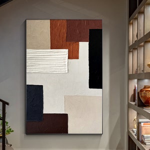 Geometric canvas wall art