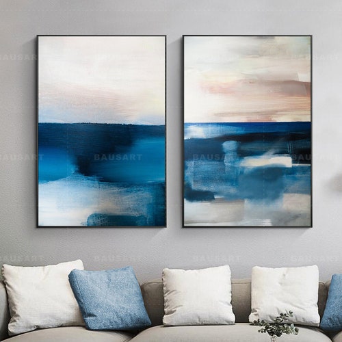 Coral Art Blue Coral Print Blue Wall Art Coral Wall Art Etsy
